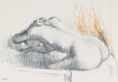 Edgar Degas, Mujer lavándose en la bañera, de Dibujos de baile, 1936 (after)
