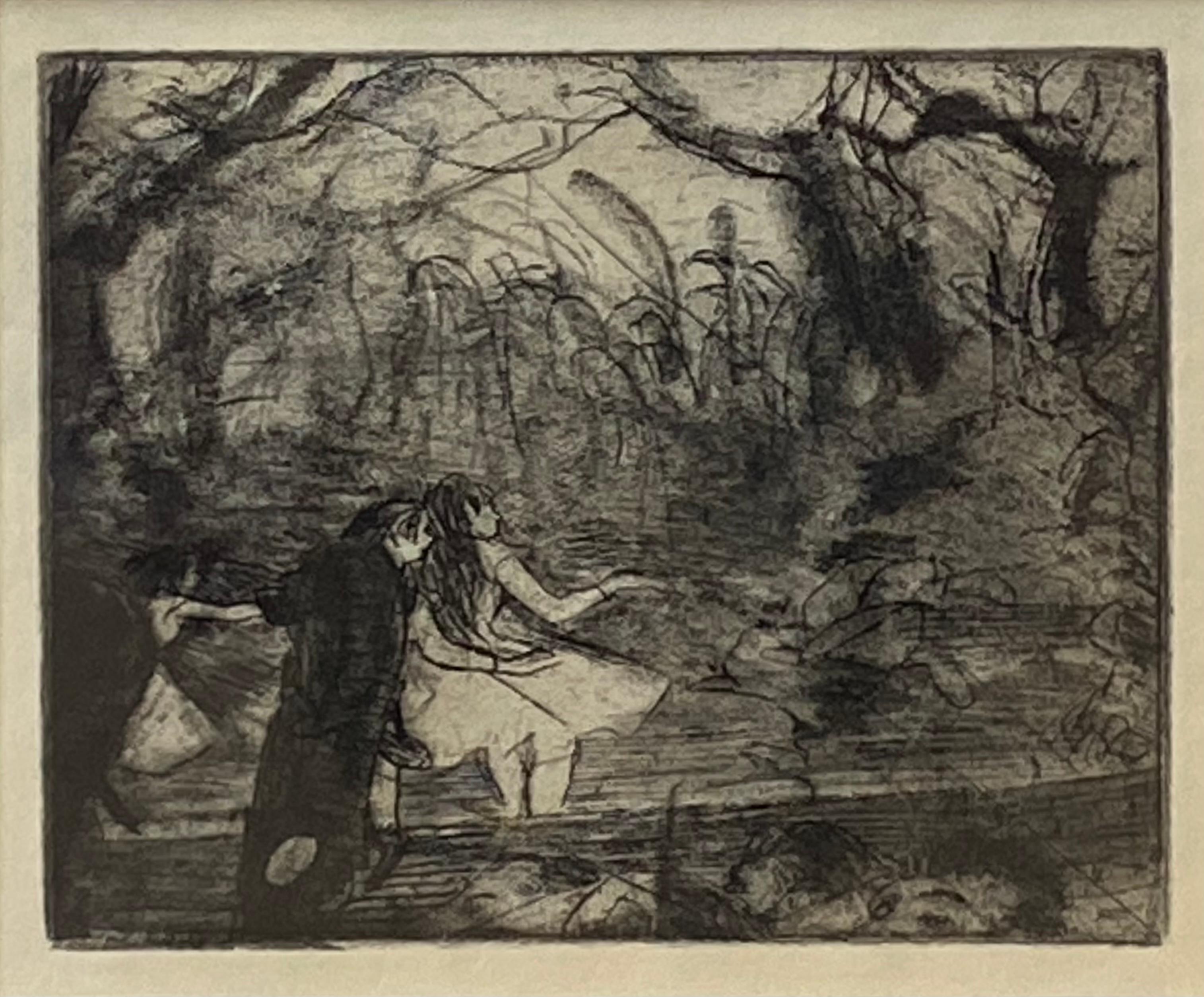 “Sur la Scene 3” - Print by Edgar Degas