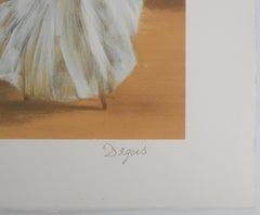 The Dance Center at the Paris Opera - Lithograph Signed