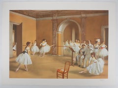 The Dance Center at the Paris Opera - Lithograph Signed