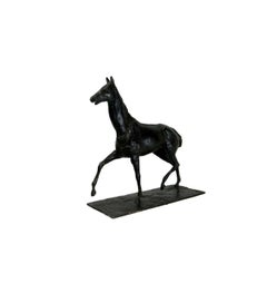 Edgar Degas (1834 – 1917), Bronze cast +« Cheval marchant au pas relevé »