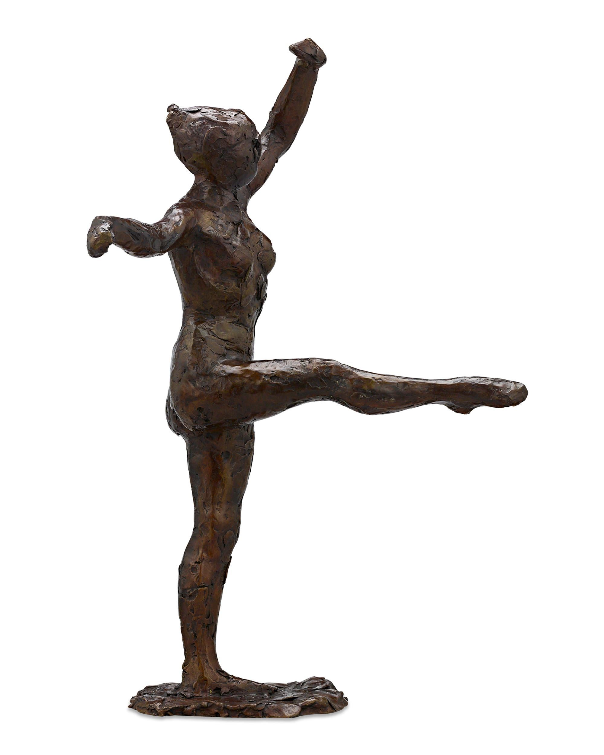 Fourth Position Front, on the Left Leg - Sculpture by Edgar Degas
