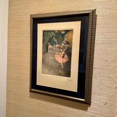 Edgar Degas " De Ster " The Star Etching and Aquatint Art, Framed