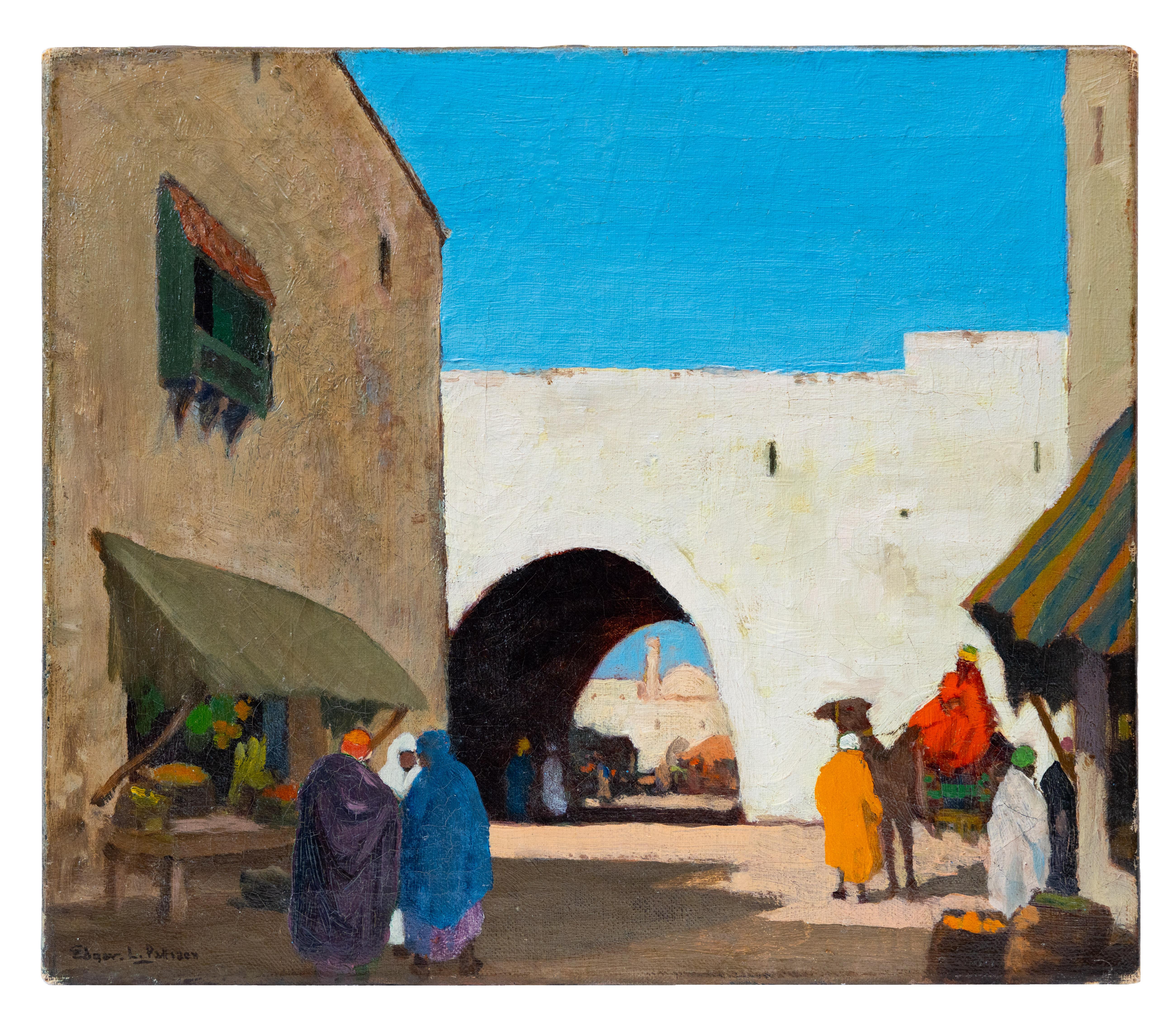 Edgar Laurence Pattison Figurative Painting - Tangier, Edgar L. Pattison (1872–1950)