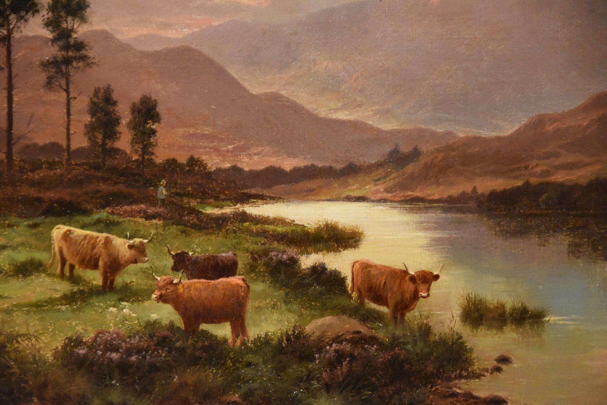 Pintura al óleo de Edgar Longstaffe 