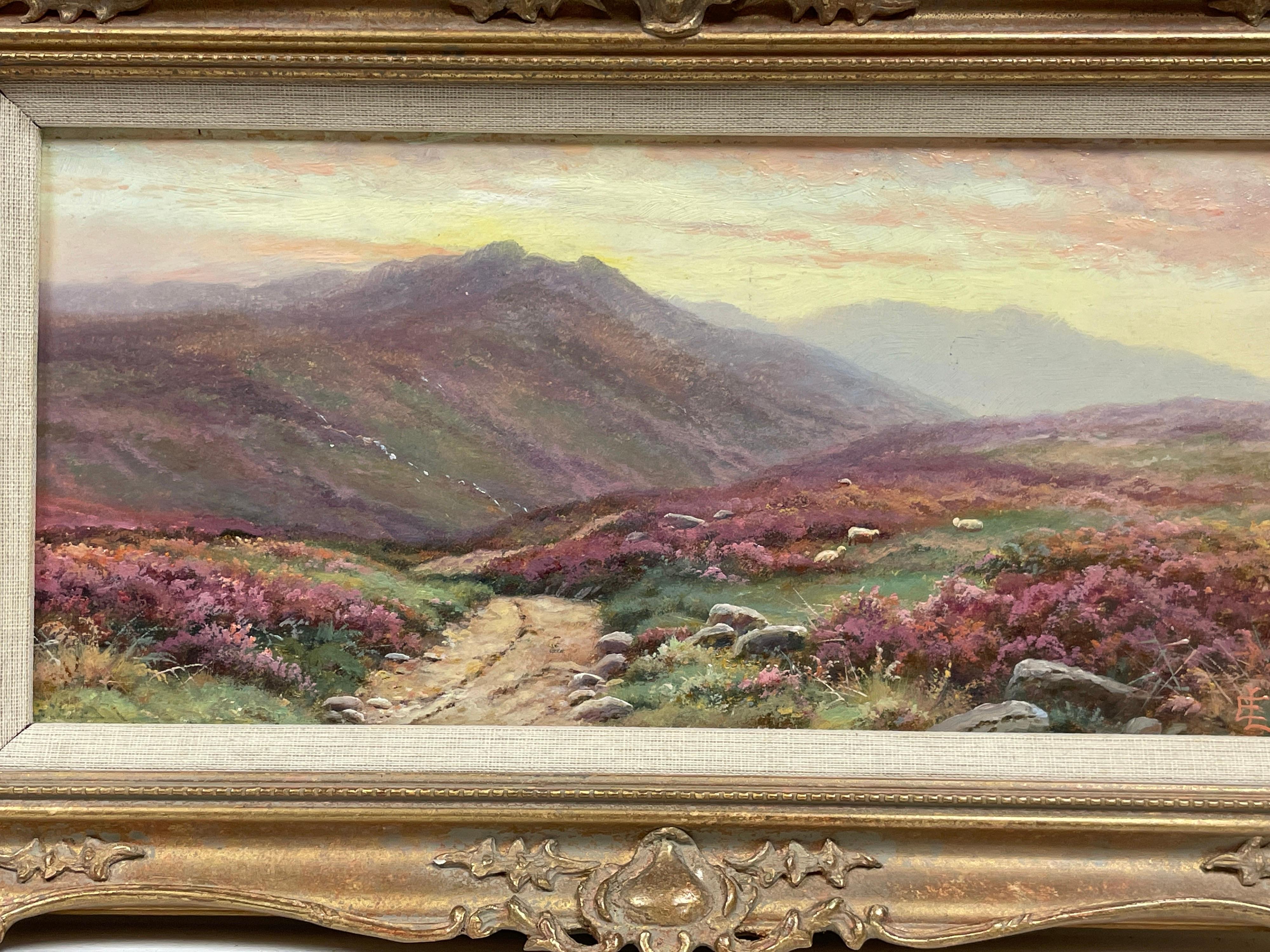 The Scottish Highlands
by Edgar Longstaffe (British 1852-1933)
pair of oil paintings on board, framed
each painting is signed with the artists monogram
each painting framed is: 9 x 15 inches
condition: both in very good and ready to hang