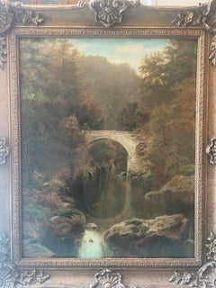 Antique "River Scene"