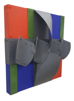Edgar Negret Mascara, 1994, Painted Aluminum, 87 x 87 x 32 cm