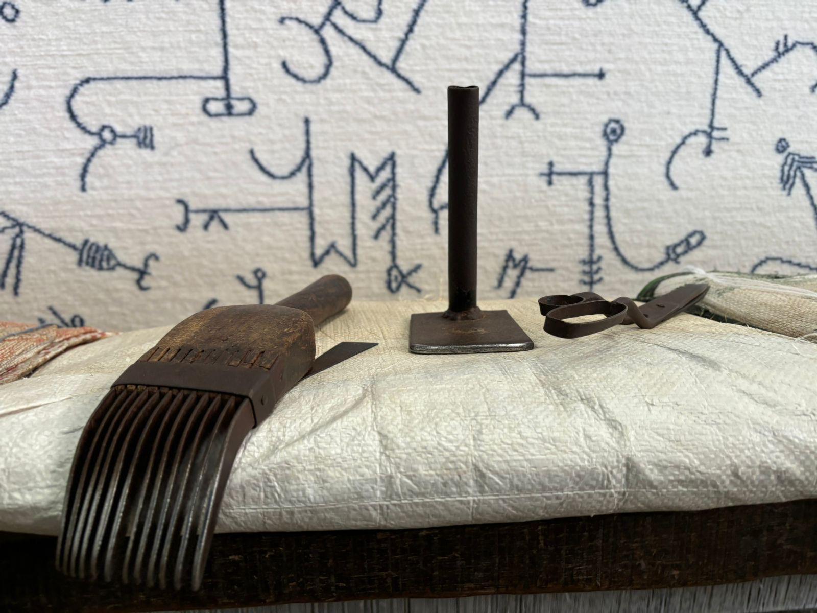 Edgar Orlanieta I - Ltd. Ed. Artistics Knots Rugs laine et soie noués à la main 6' x 4' en vente 1