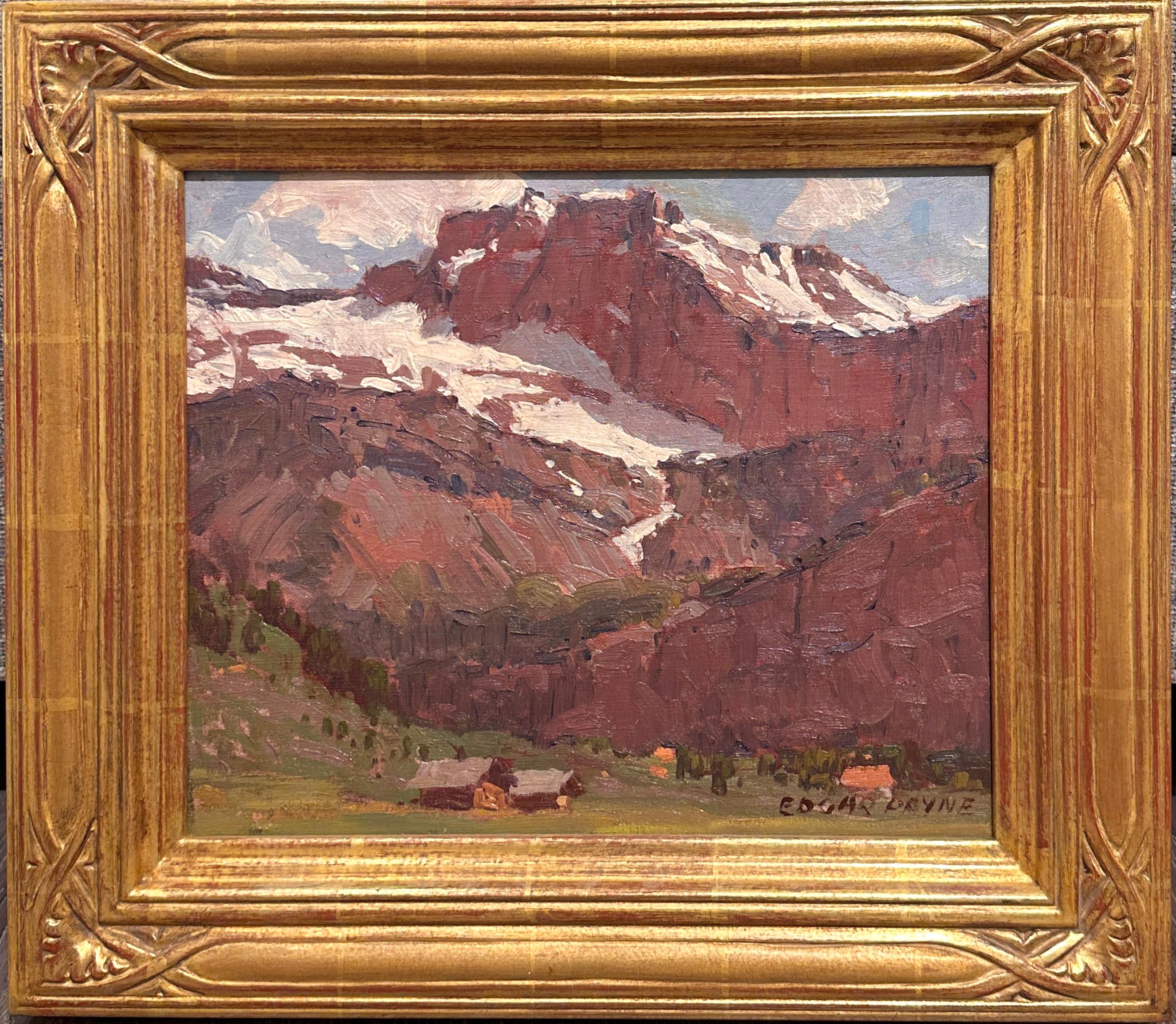 Edgar Payne, artiste impressionniste américain, scène de paysage suisse en vente 1