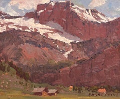 Edgar Payne Landscape Scene "Swiss Mountain Scene" American Impressionist Artist