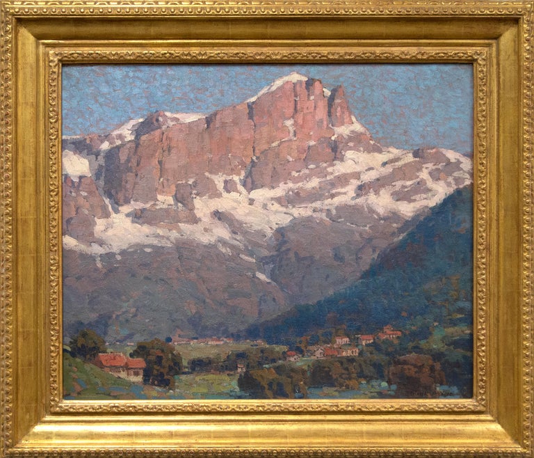 Peaks of St. Gervais - Painting by Edgar Payne