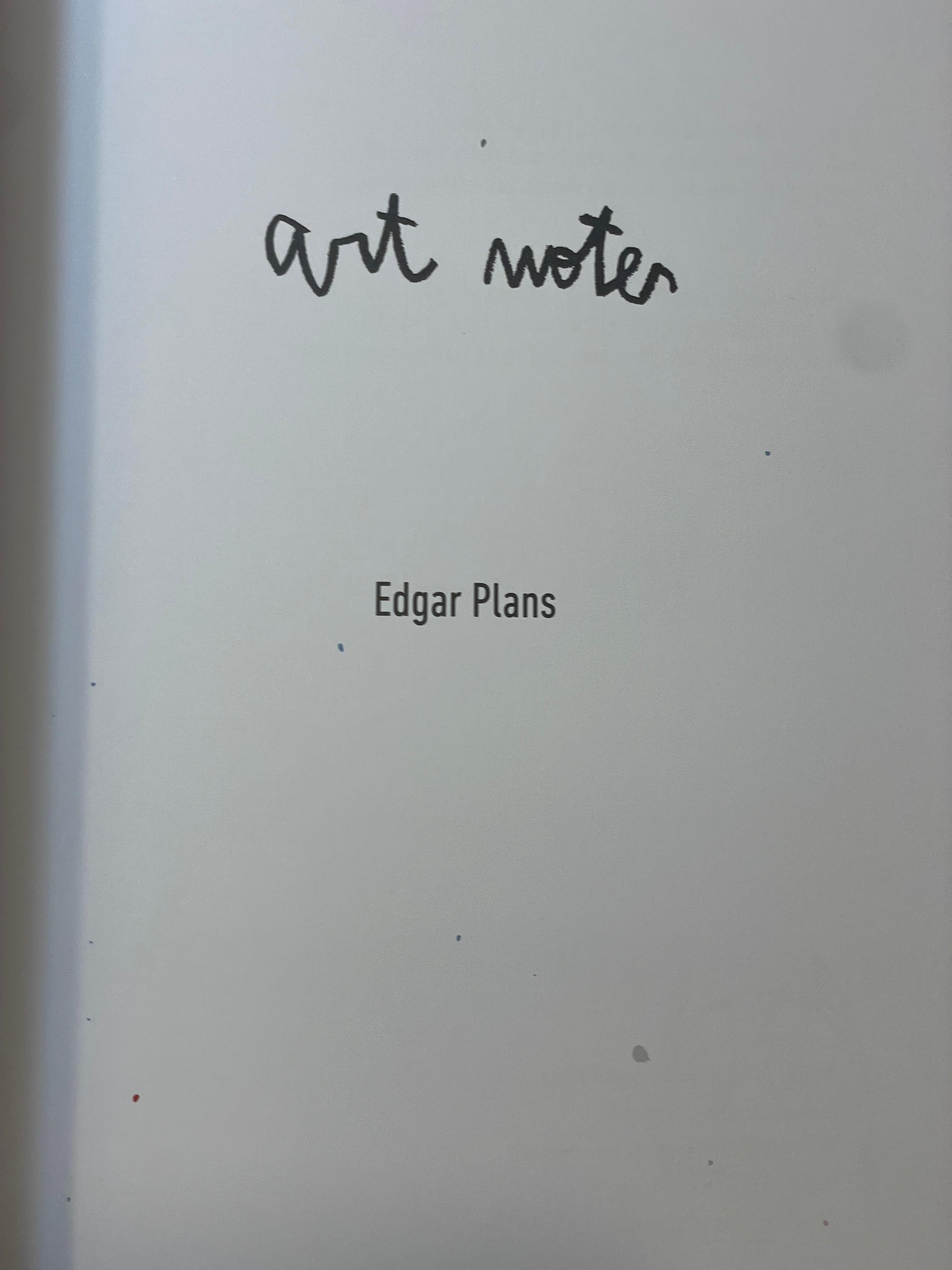 Edgar Plans, Skizzenbuch, signiert und nummeriert mit handgefertigtem Pudel  im Angebot 2