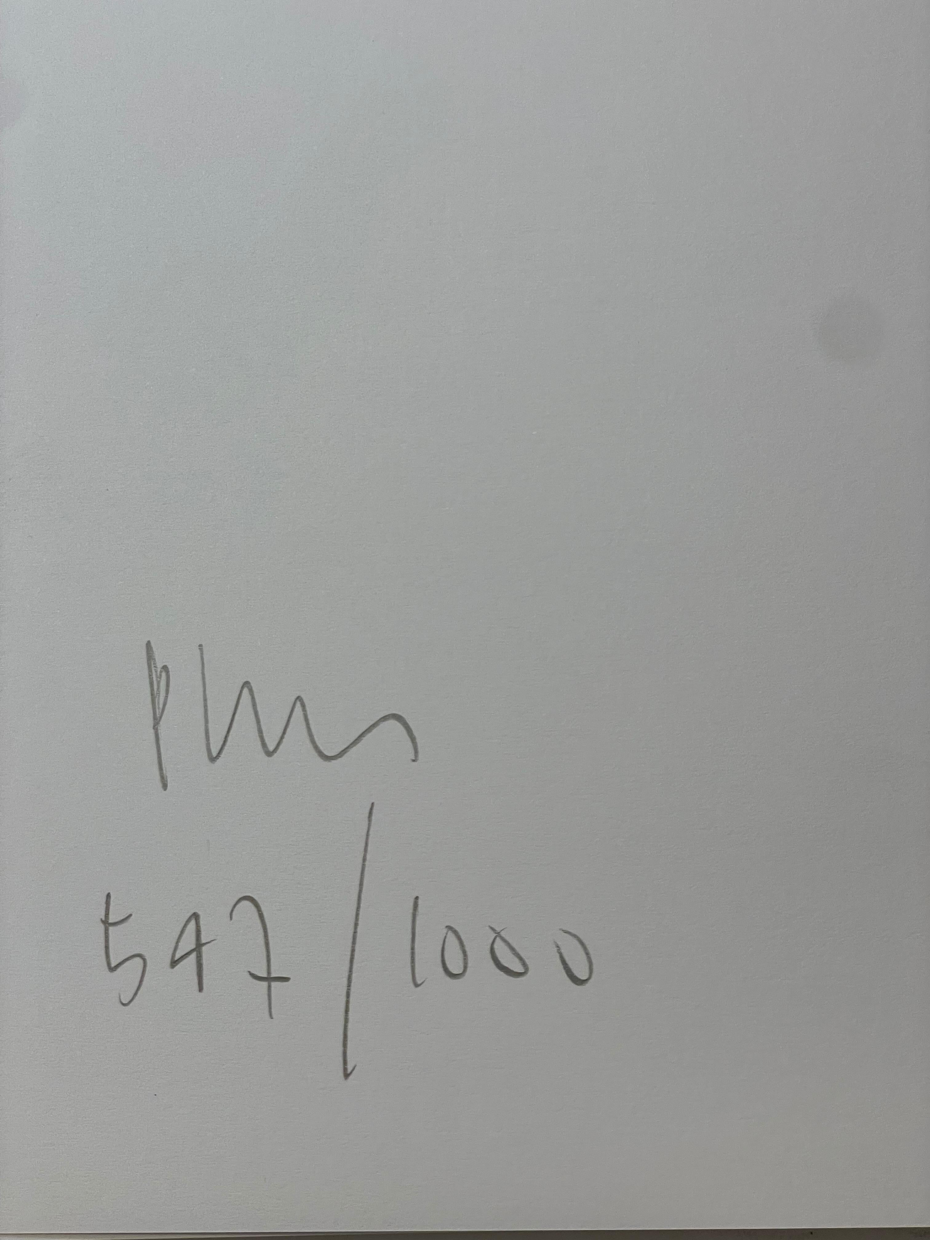 Edgar Plans Sketch Book Signed & Numbered with Hand Finished Doodle For Sale 2