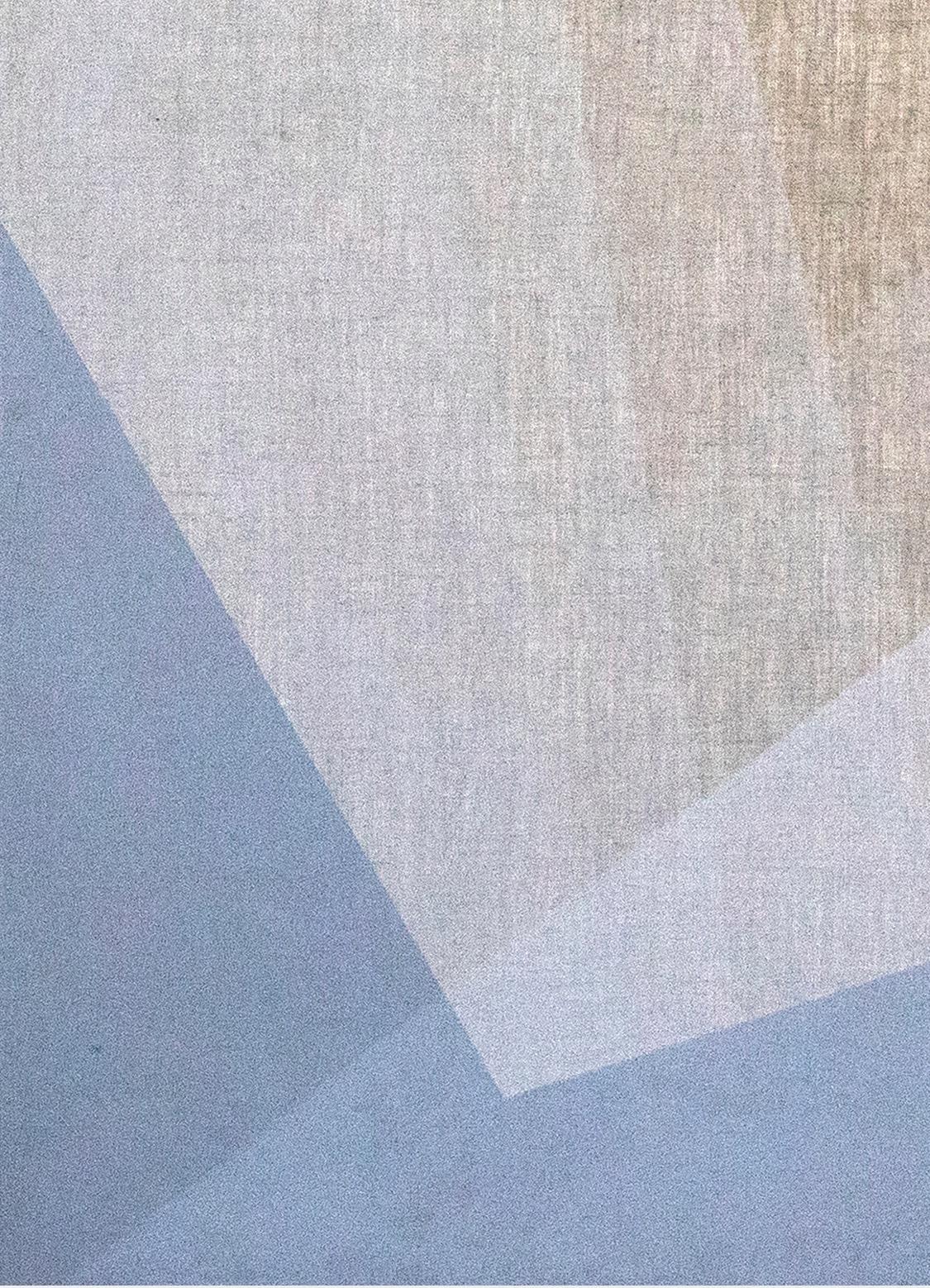 Zeitgenössische Kunst, Abstrakte Malerei, Immanence IV, 21. Jahrhundert (Grau), Abstract Painting, von Edgar Solorzano