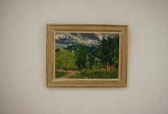 À L'INTÉRIEURE DE  THE VILLAGE.EDAGAR VINTERS 1919 2014 ImPRESSIONNISTE LATVIAN (VILLAGE.EDAGAR)