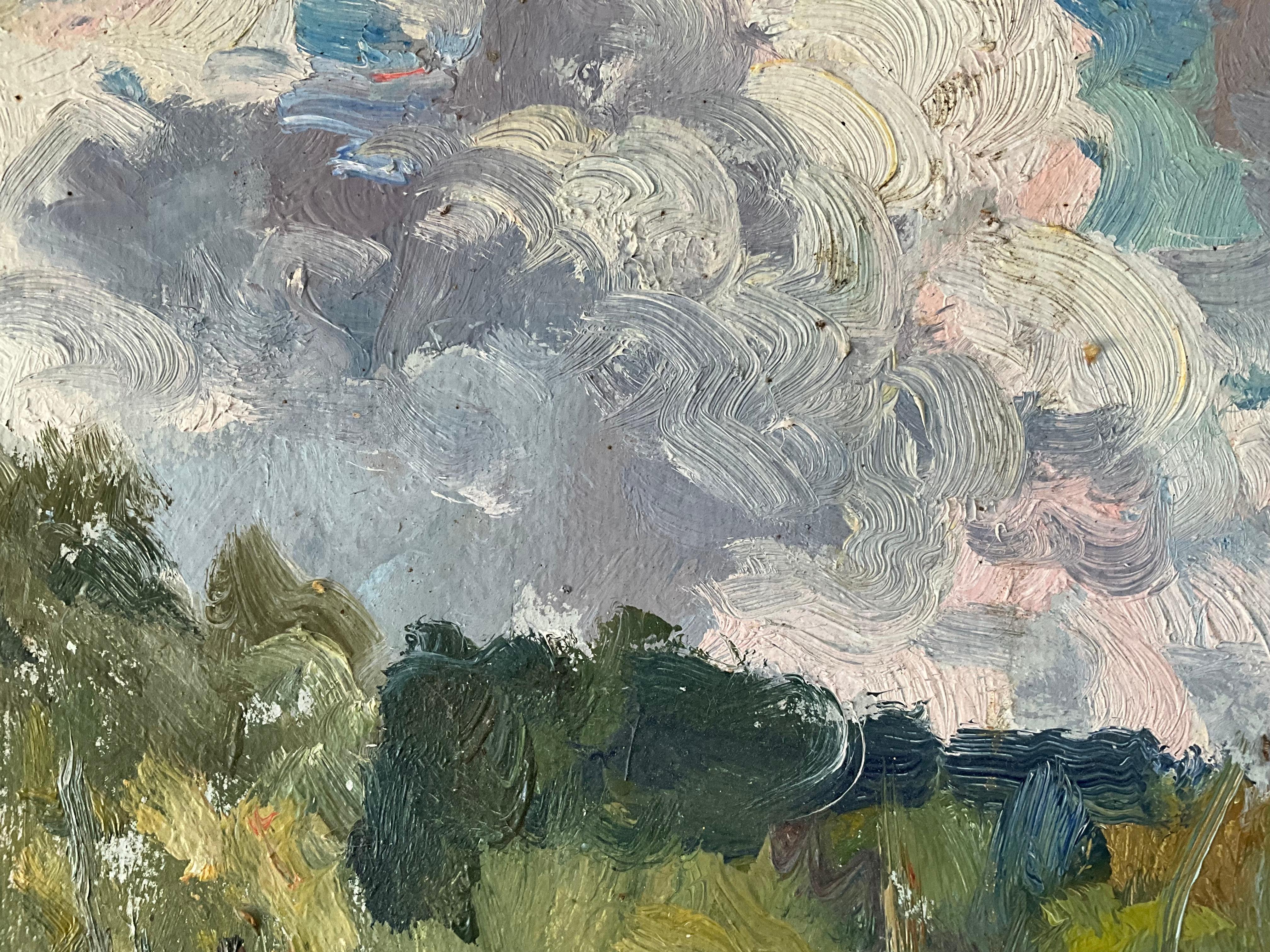 TORMENTA PASAJERA VERANO .EDAGAR VINTERS 1919 2014 IMPRESIONISTA LETÓN en venta 1