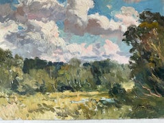 PASSING STORM SUMMER .EDAGAR VINTERS 1919 2014 LATVIAN IMPRESSIONIST