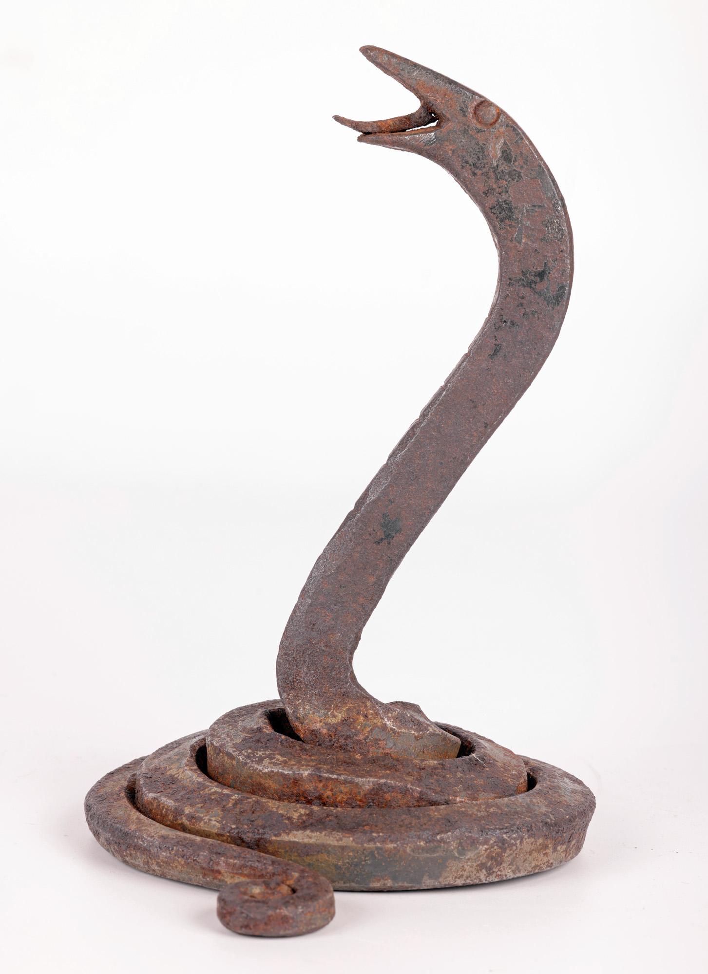 Scrivania a serpente in ferro battuto Edgar William Brandt Art Deco Peso in vendita 6