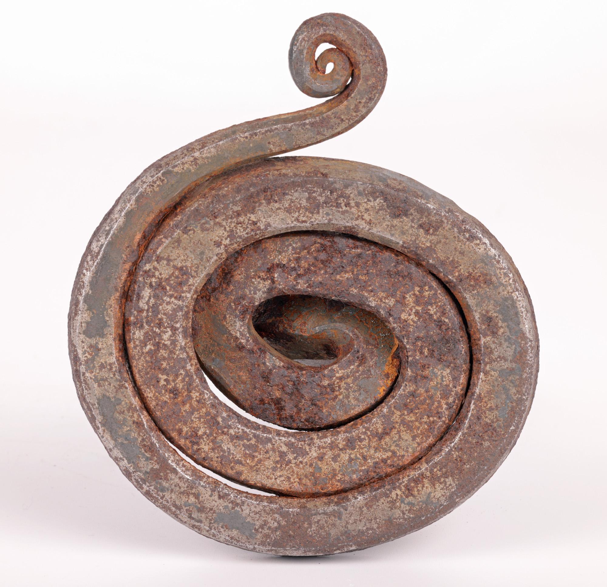 Edgar William Brandt Art Deco Schmiedeeisen Schlangen-Schreibtischgewicht im Angebot 7