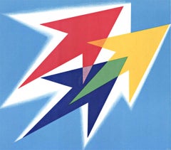 Original Cinquantenaire Aeronautique Bourget, Affiche vintage d'un air show