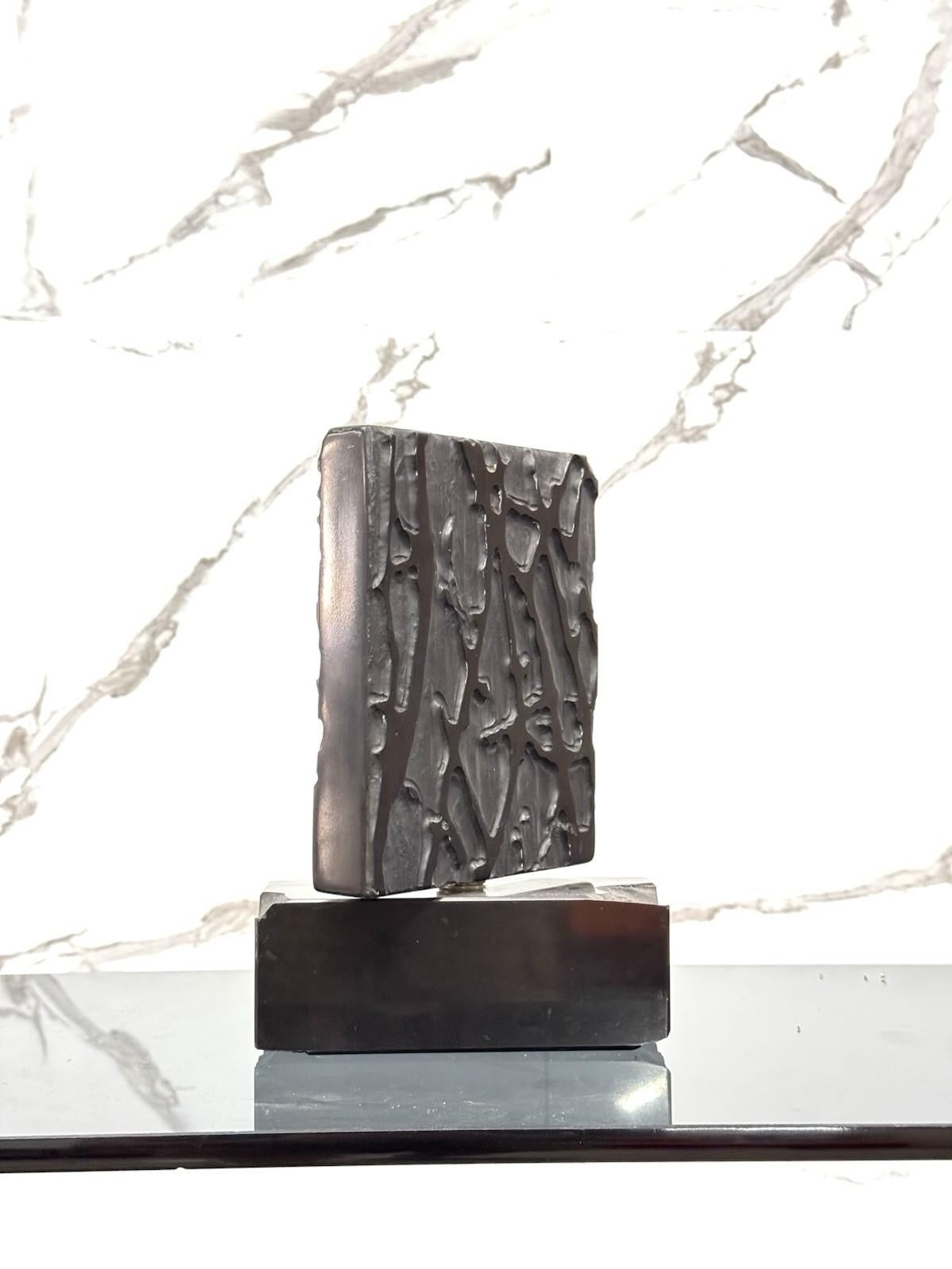Edgardo Abbozzo Scultura Anni 70 Marmo Art Design In condizioni buone in vendita a Taranto, IT
