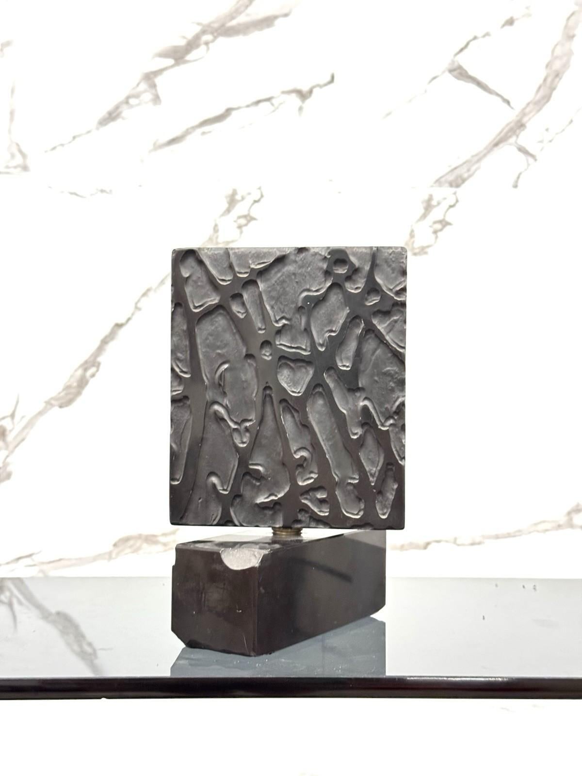 Late 20th Century Edgardo Abbozzo Scultura Anni 70 Marmo Art Design in vendita