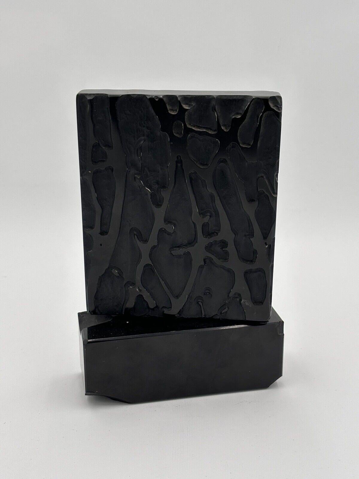 Edgardo Abbozzo Escultura 70s Vidrio Resina Arte Diseño Italian en venta