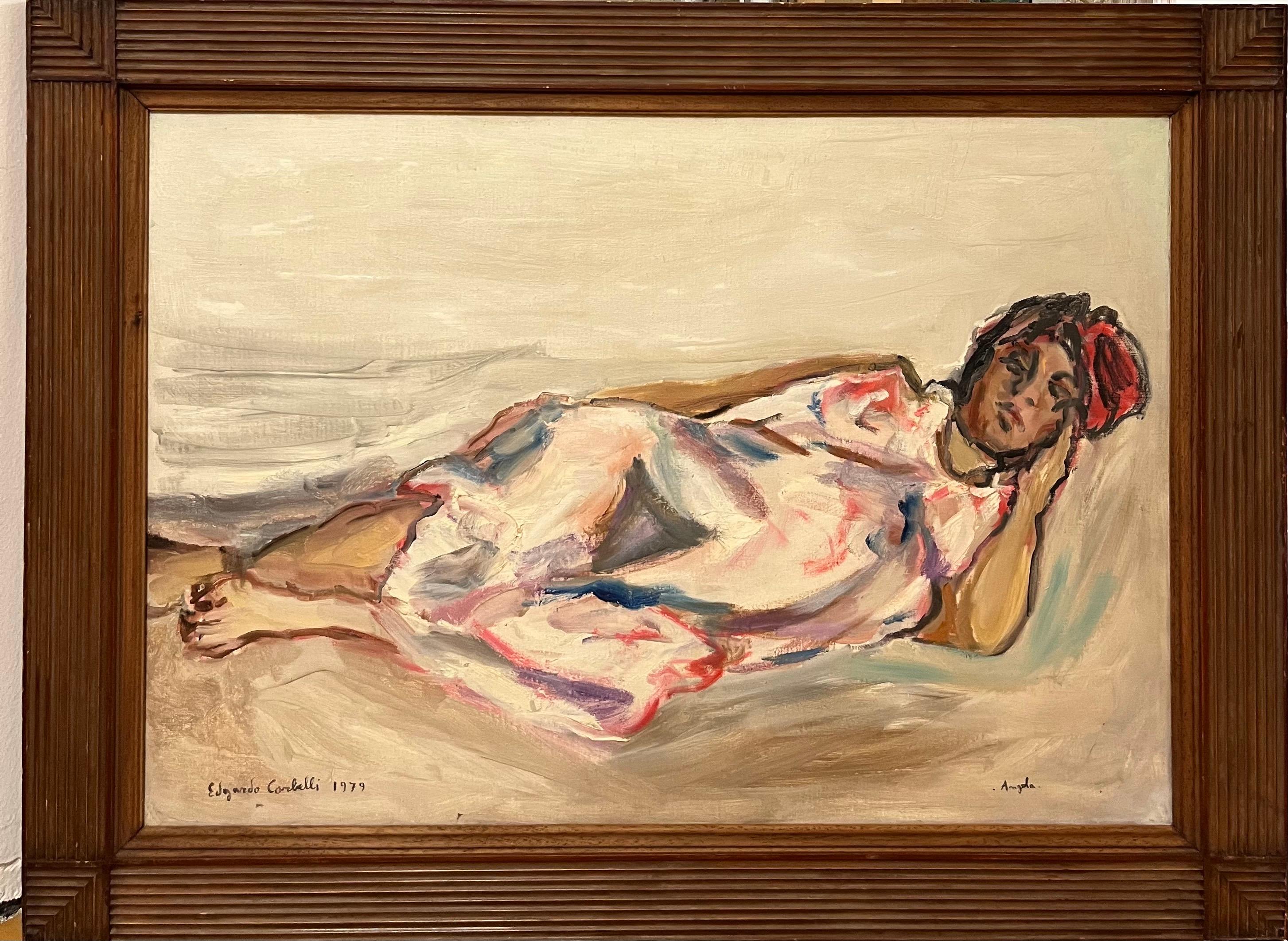 "Angela"  Oil  cm. 100 x 70  1979