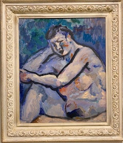 "Desnudo azul" 1953 Óleo cm. 50 x 60