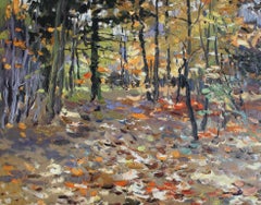 Journée d'automne  Huile/carton, 50x70 cm