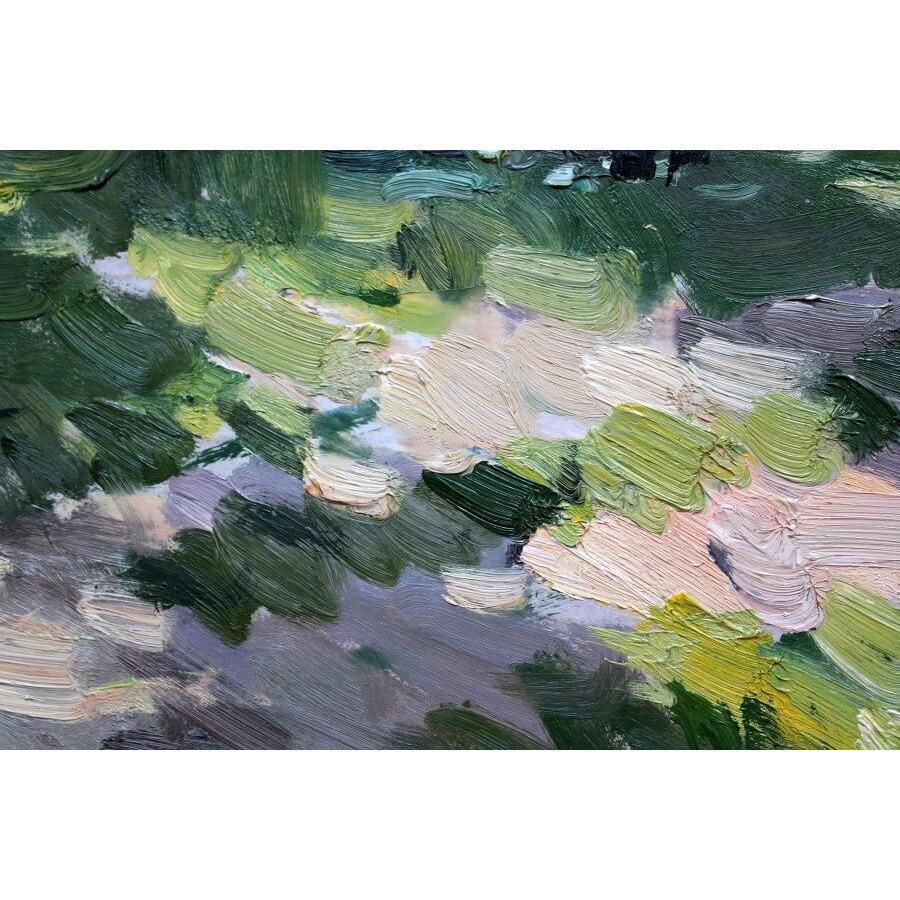 Daugava vicino a Lielvarde. 1972, olio su cartone, 68x93 cm in vendita 5