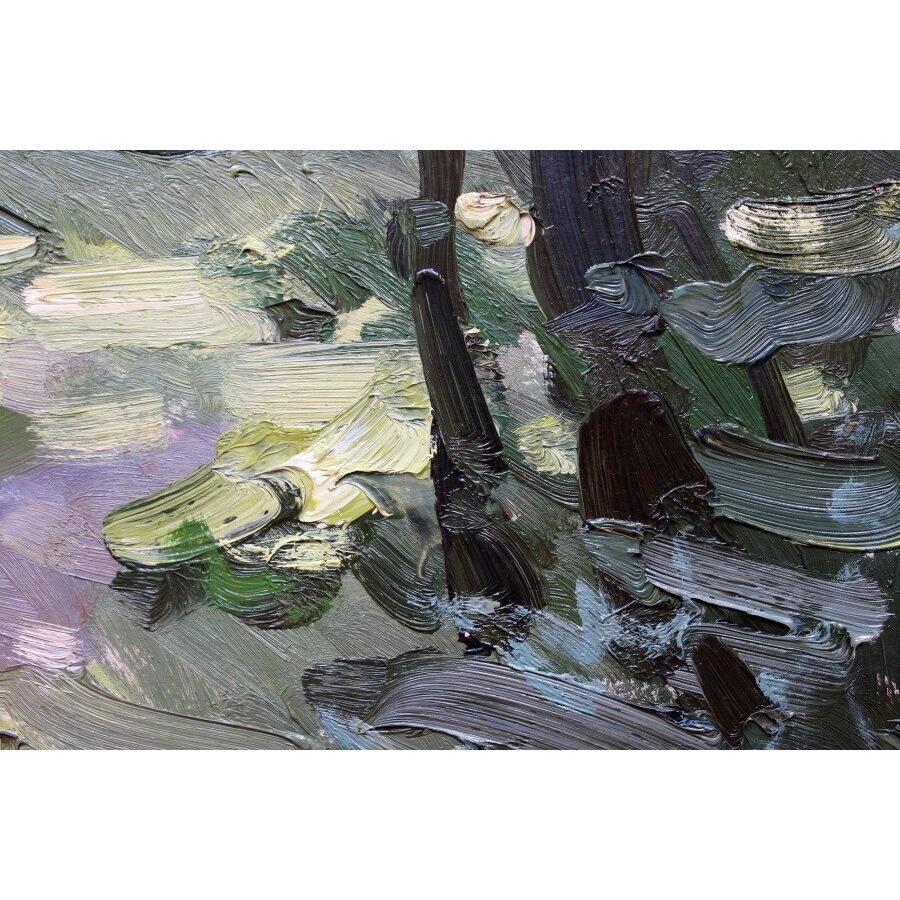 Daugava vicino a Lielvarde. 1972, olio su cartone, 68x93 cm in vendita 3