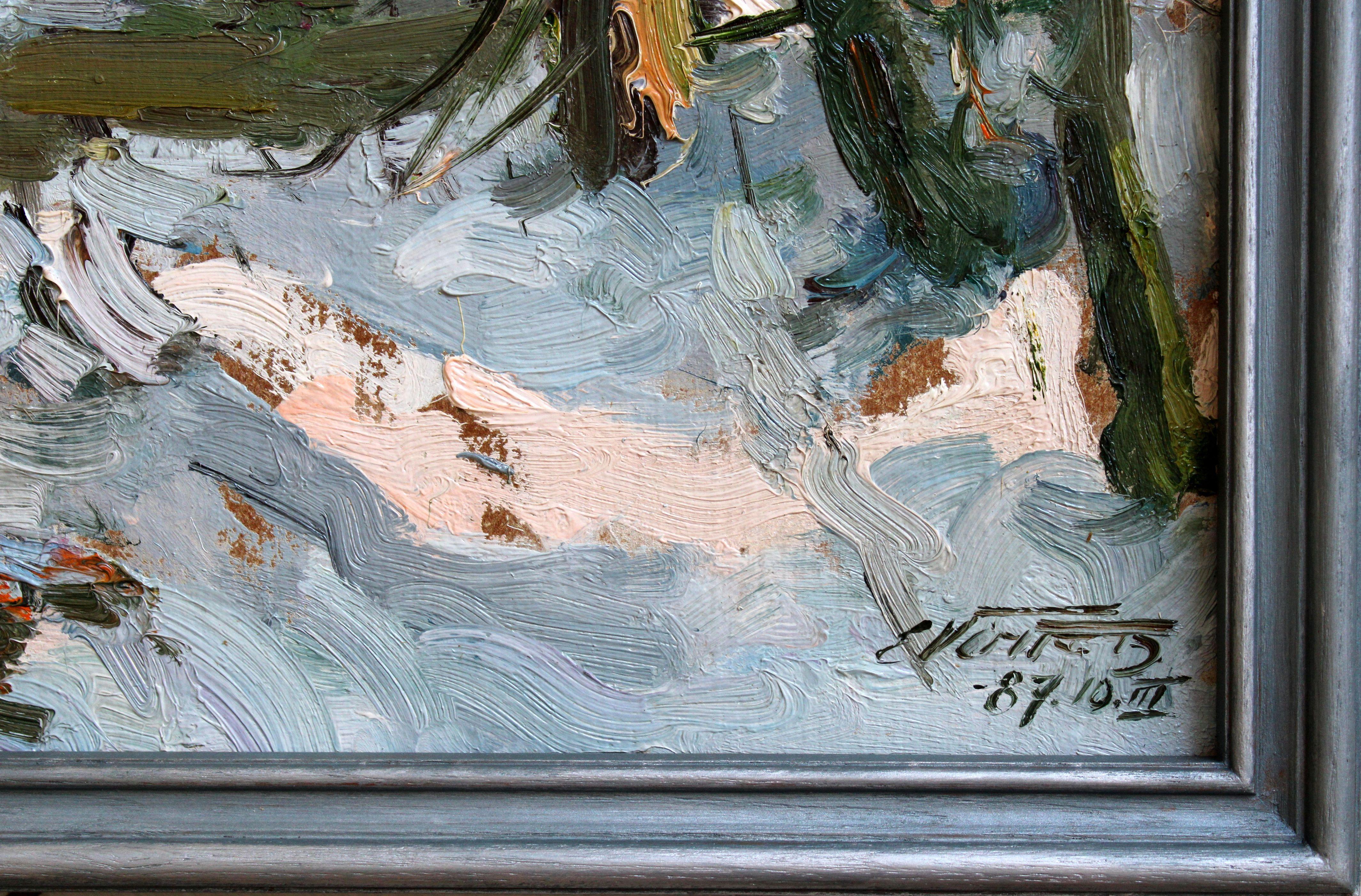 Sole di inizio primavera. 1987. olio su cartone, 40x50 cm 9