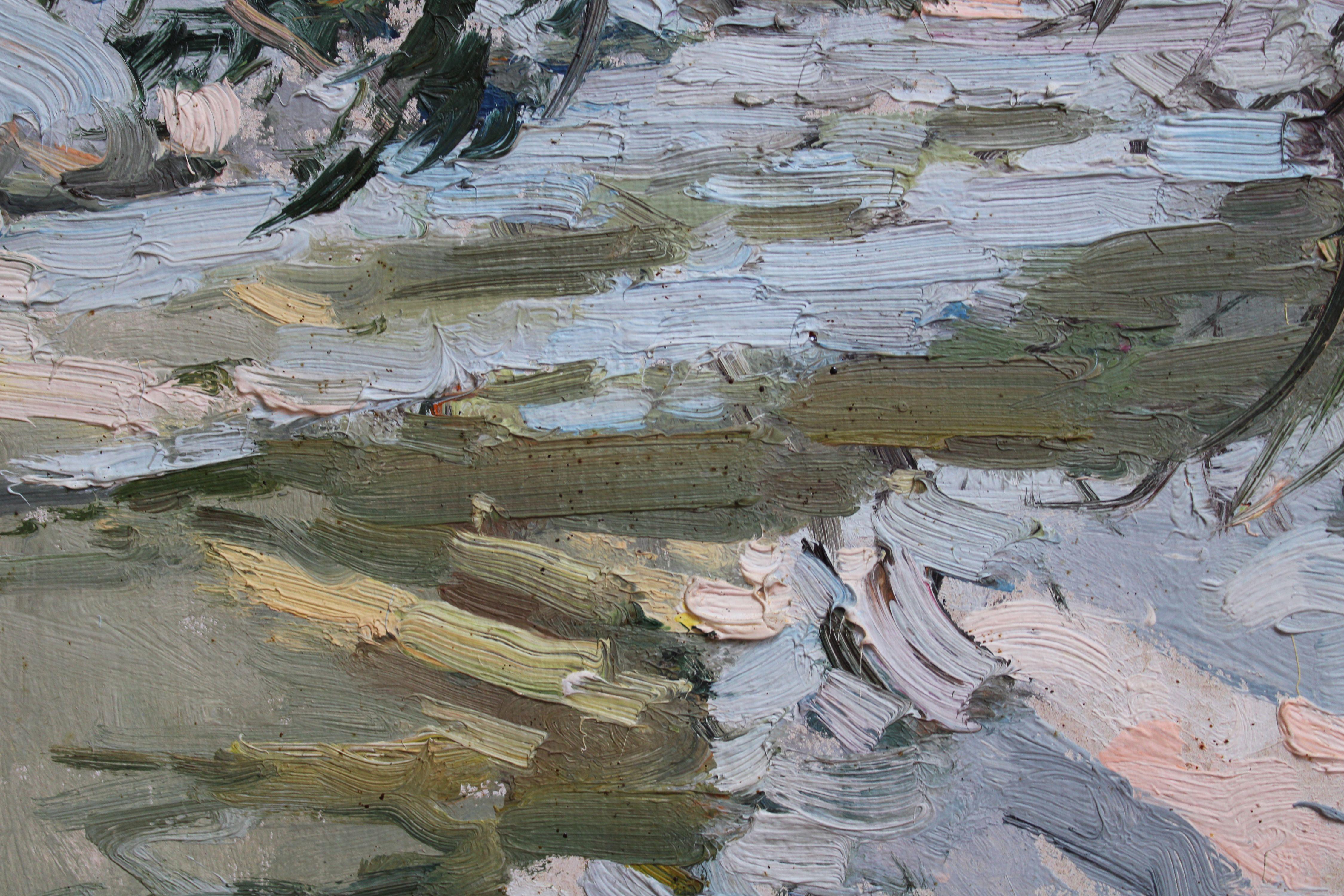 Sole di inizio primavera. 1987. olio su cartone, 40x50 cm 2