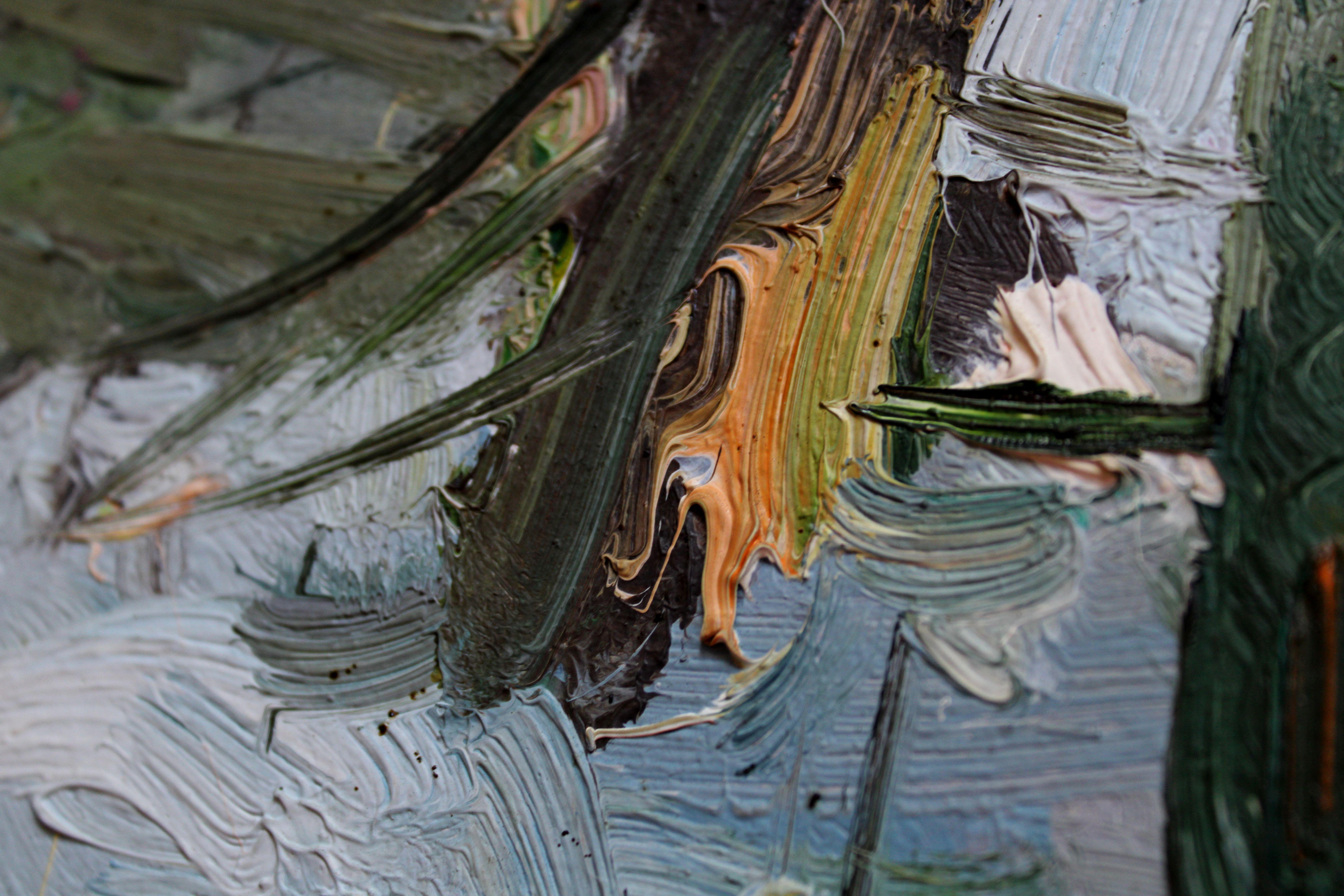 Sole di inizio primavera. 1987. olio su cartone, 40x50 cm 5