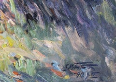 Forest River. 1990. Cartone, olio. 67, 5x93 cm