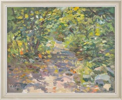 Paesaggio. 2001. Di Edgar Vinters. Olio su cartone. 40x50 cm