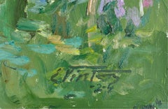 Landscape. 2004. By Edgars Vinters. Oil on cardboard. 70x92 cm