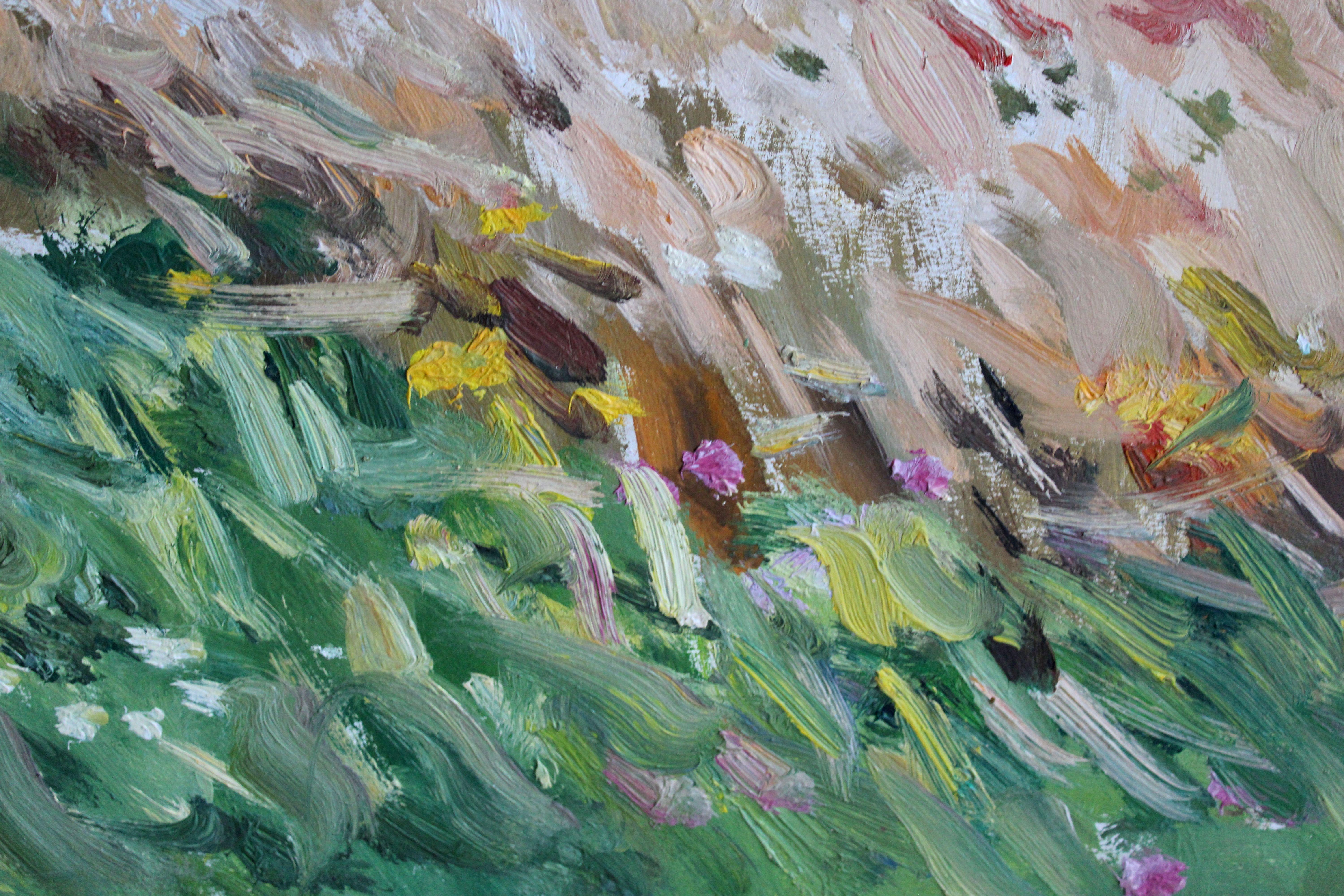 Campo de centeno. 2000. Cartón, óleo, 69x91 cm en venta 1