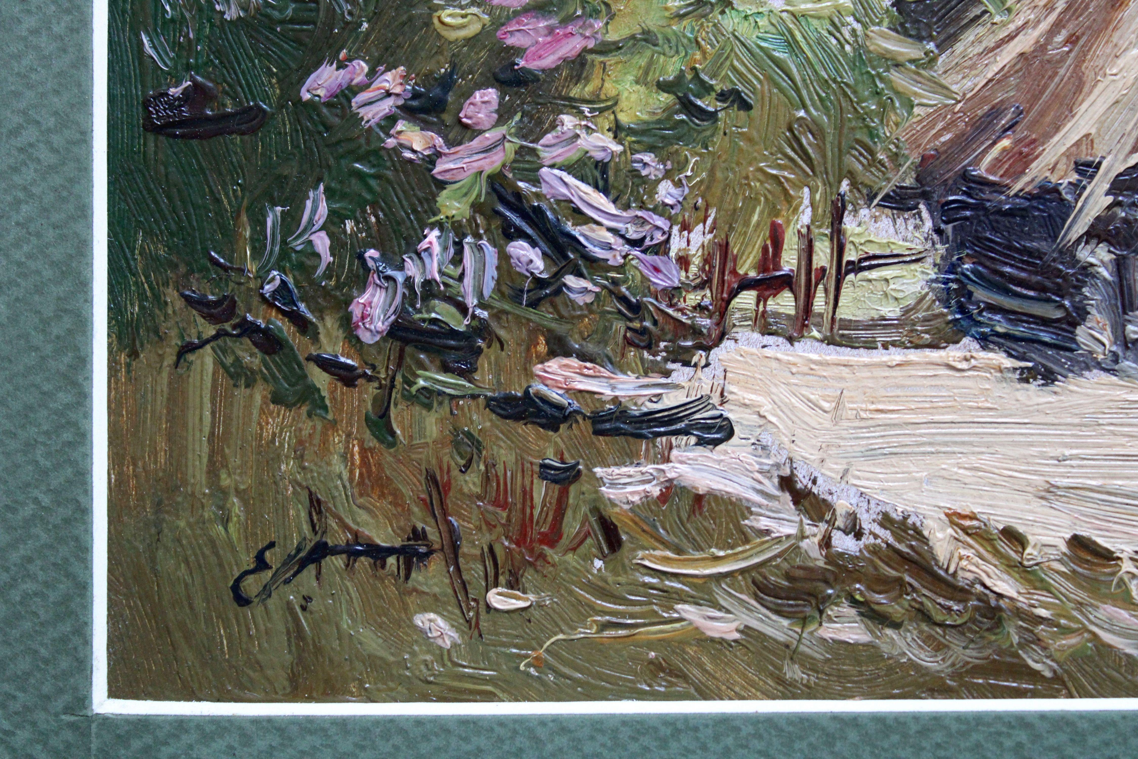 Sauna en el Museo al Aire Libre

Óleo sobre cartón, 13x24 cm

Edgar Vinters (1919-2014)

Edgar Vinters trabaja con técnicas de óleo, acuarela y monotipo. An He pinta paisajes en distintas estaciones y flores. En 1970 el lugar significativo en su
