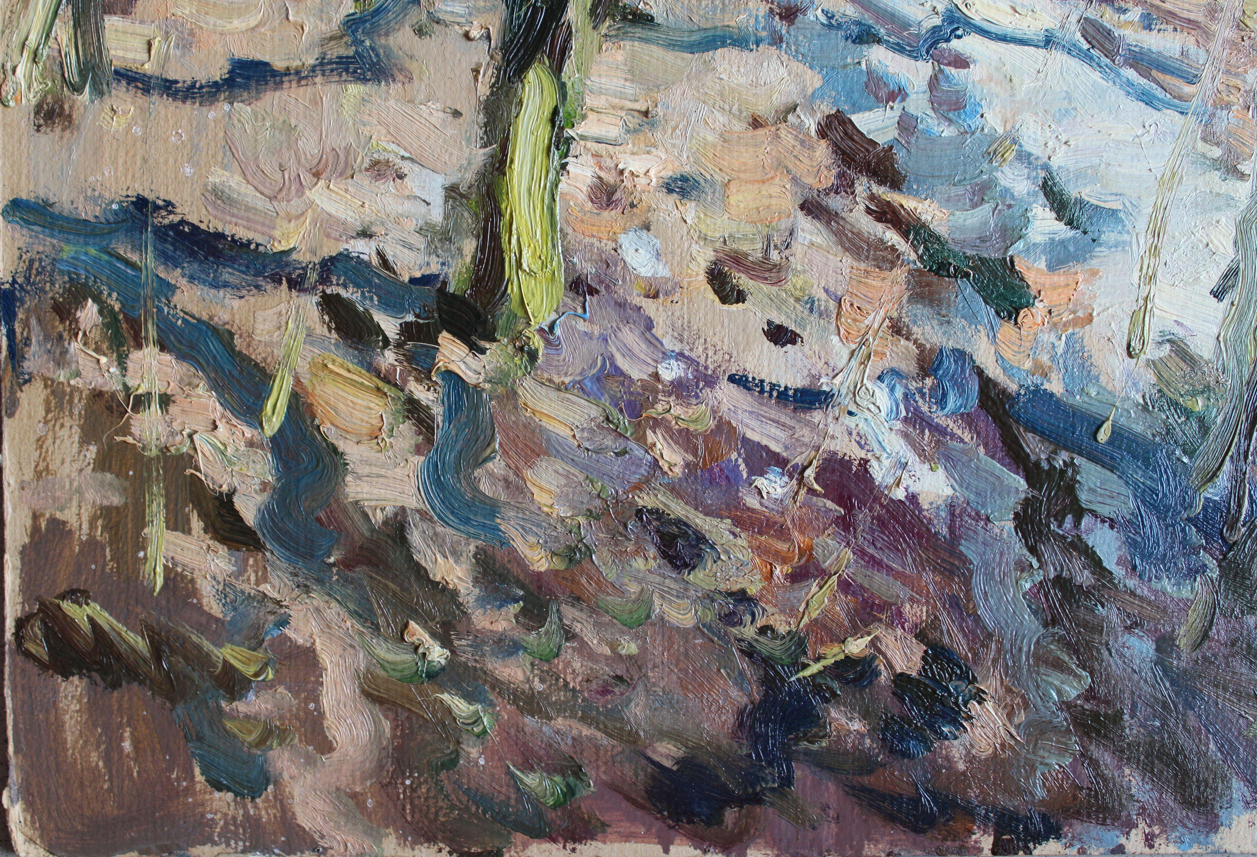 Primavera. 1991. Cartón, óleo, 94,5x70 cm en venta 1