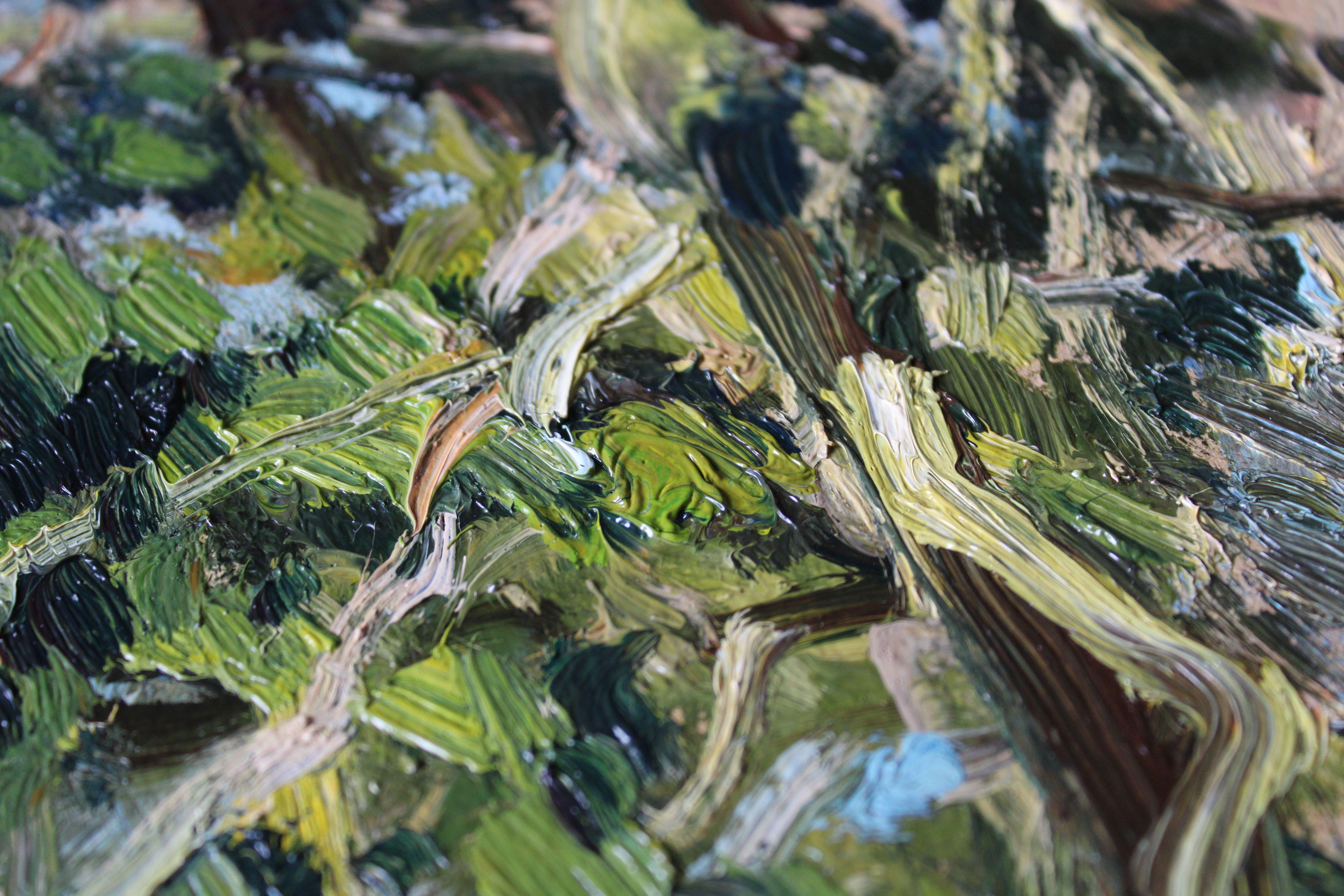 Primavera. 1991. Cartón, óleo, 94,5x70 cm en venta 7