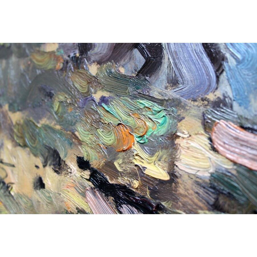 Giornata soleggiata d'autunno. 1978. Olio su cartone, 68x93 cm in vendita 4