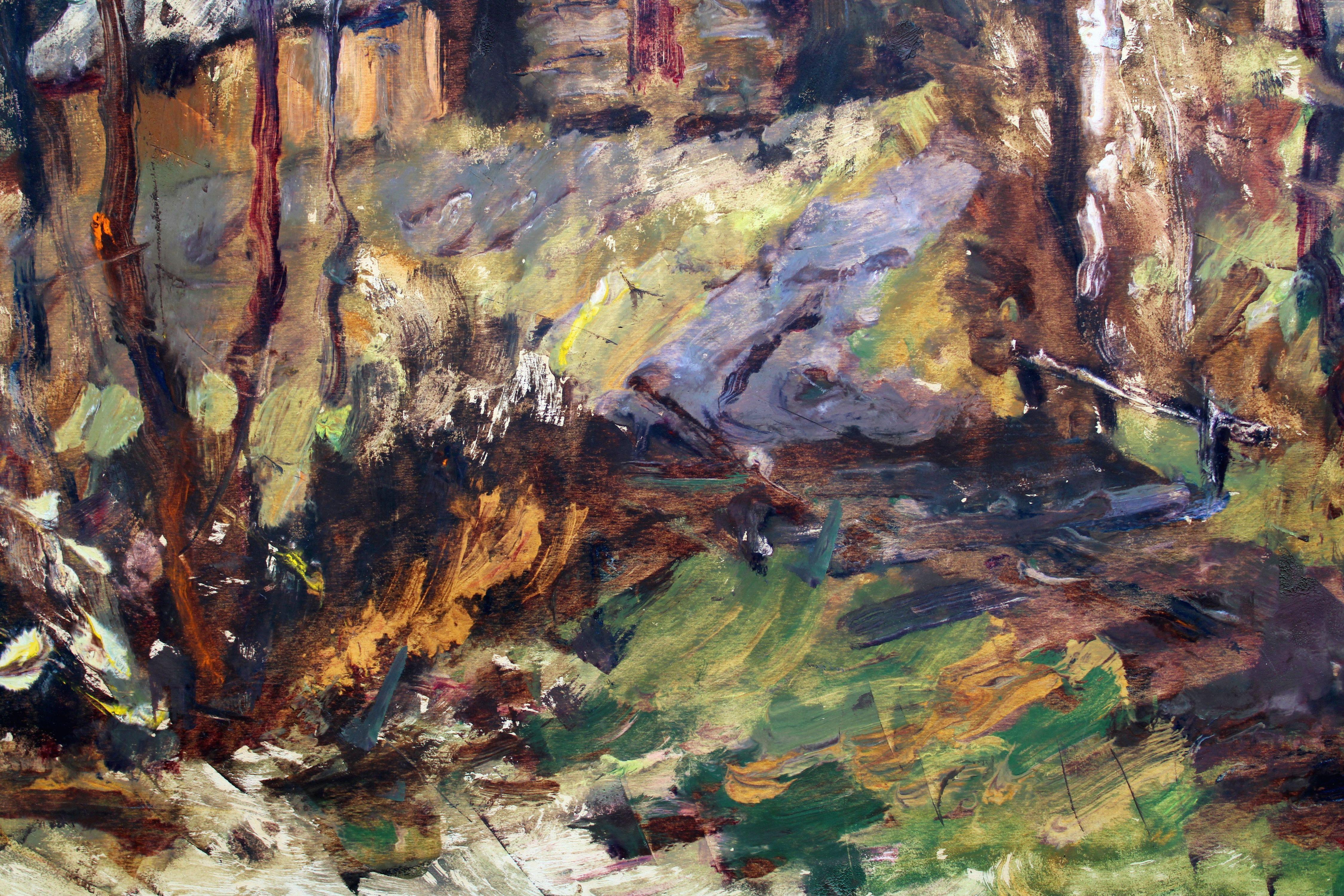 Finales de otoño. 1972. Papel, monotipo. 42x61,5 cm en venta 1