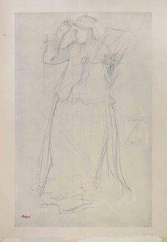 Woman - Phototype after Edgas Degas - Early-20th Century