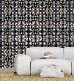 EDGE Collections Overlapping Black Pearls Light Grey from our Collection no. 1