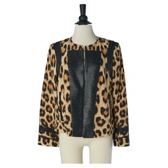 Veste imprimée en lin Roberto Cavalli