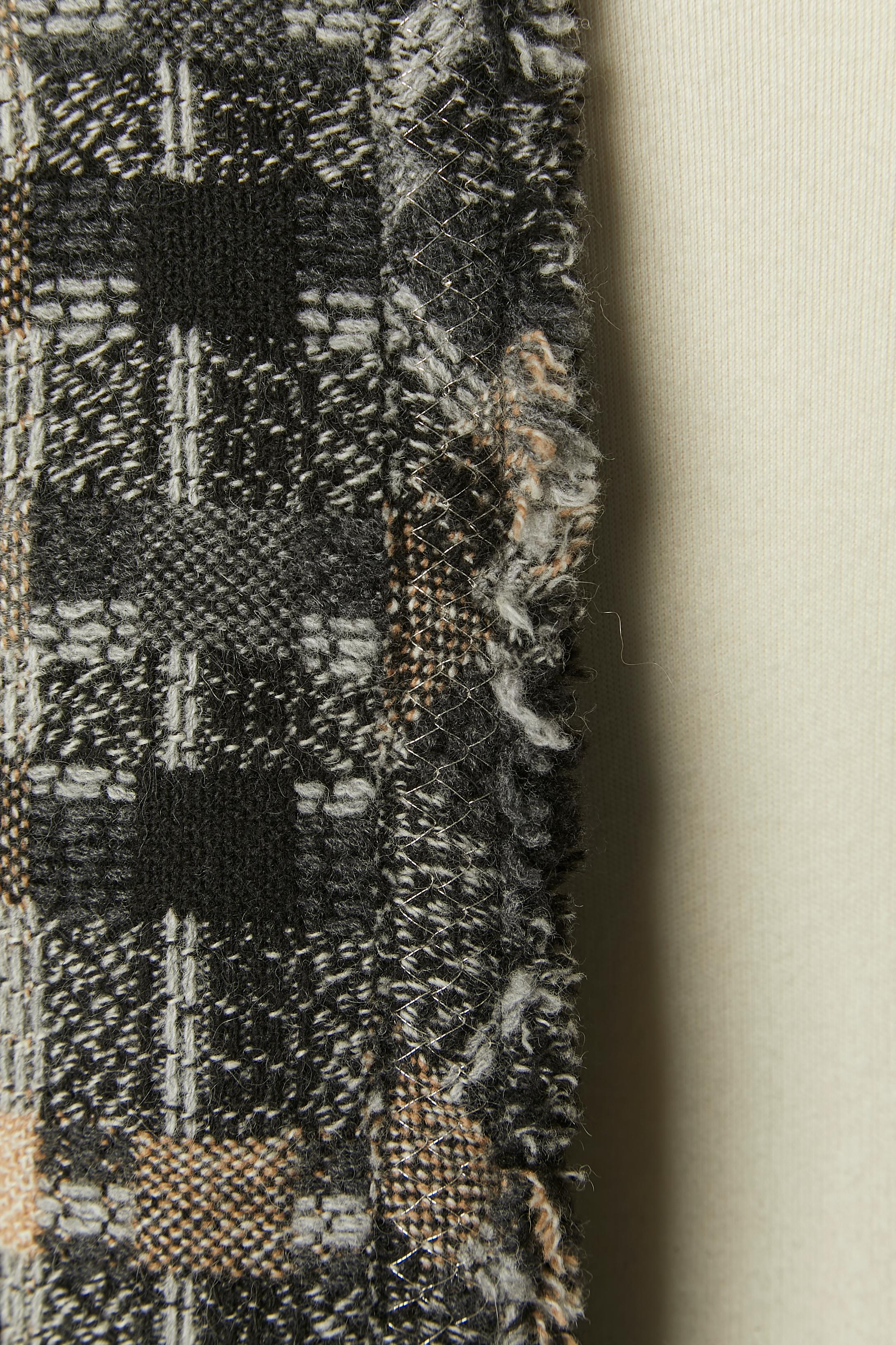 Black Edge to edge Tweed jacket CHANEL For Sale