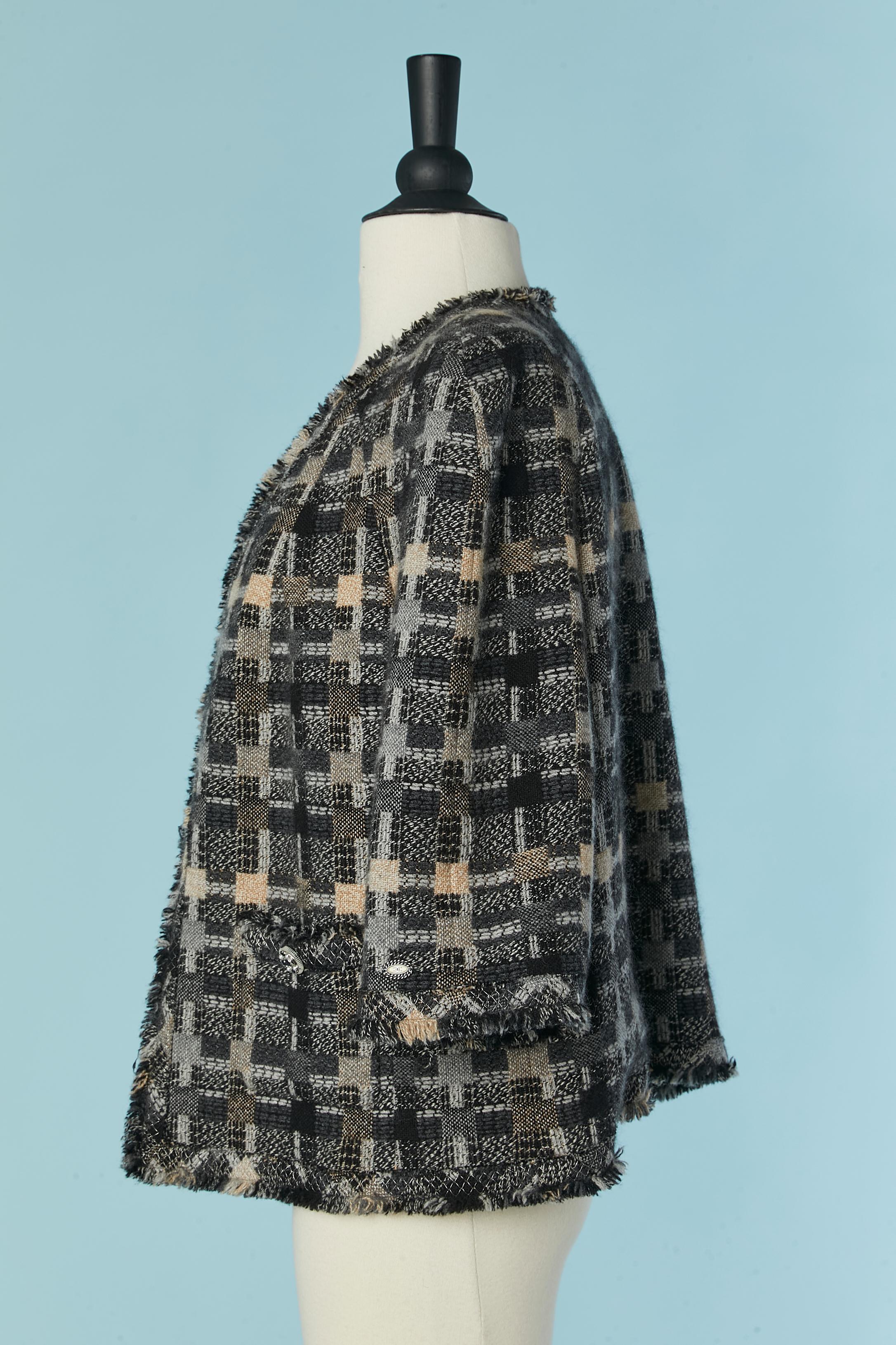 Edge to edge Tweed jacket CHANEL For Sale 3
